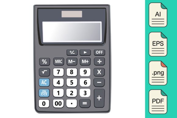 Calculator Vector Clipart Vector Image: A Versatile Tool for Modern Designers