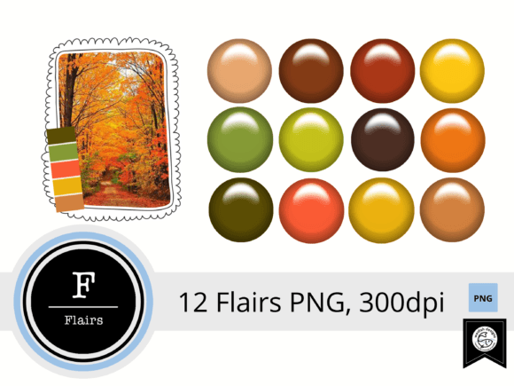 Enhance Your Digital Creativity with Digital Scrapbooking Flairs Set 2
