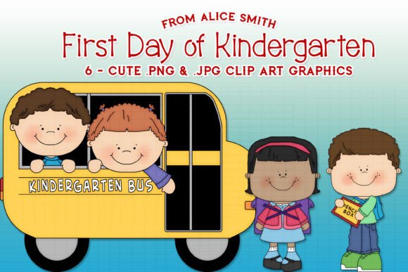 First Day of Kindergarten Clipart: A Creative Resource for Back-to-School Projects