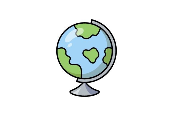 Globe for Geography Lessons. School Supp