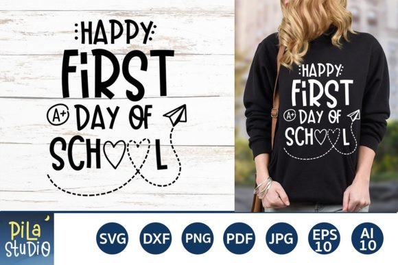 Happy First Day of School SVG Cricut