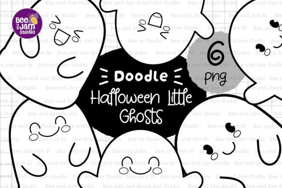 KDP Coloring Halloween Spooky Ghost PNG