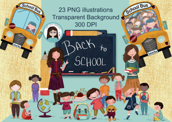 School Cliparts: Versatile Digital Assets for Creative and Professional Use