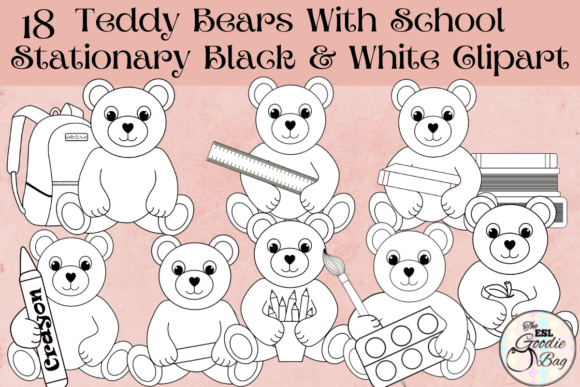 Teddy Bears School Clipart